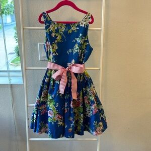 Polo by Ralph Lauren girls floral cotton summer dress - size 10 years